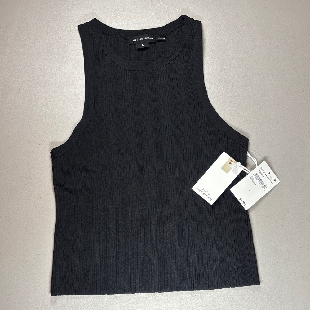 Good American Ribbed‎ Crop Tank - Picture 3 of 7